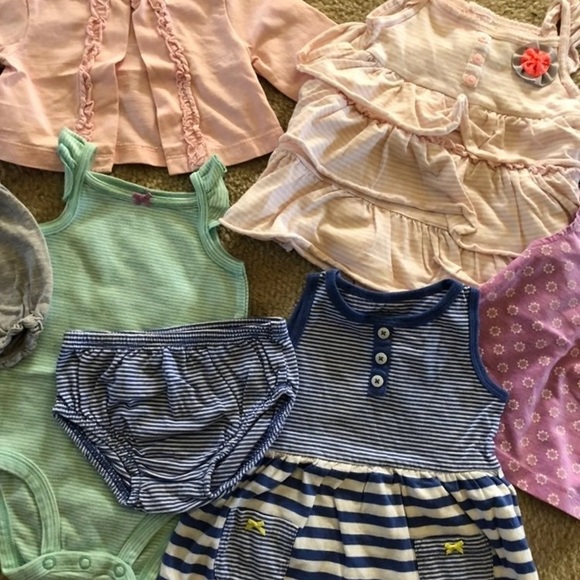 Carter's Baby Girls Dress Bodysuit Short - Picture 4 of 5